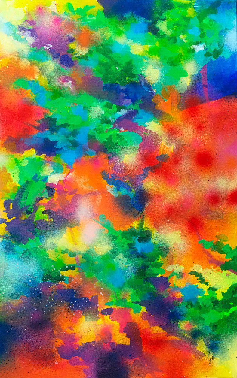 Abstraction sauvage 1 (Oeuvre Originale)