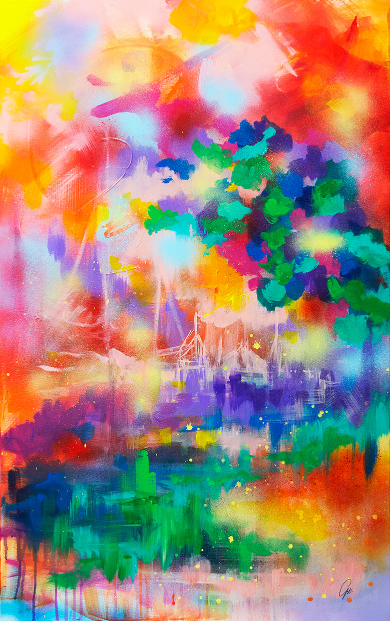 Abstraction sauvage 3 (Oeuvre Originale)