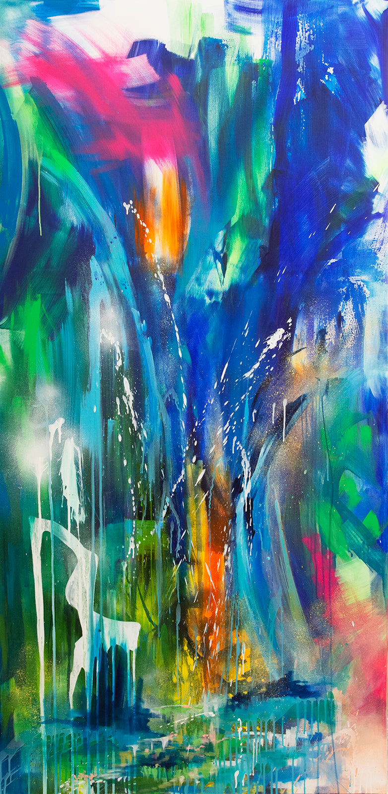 Chutes Bleues (Oeuvre originale)