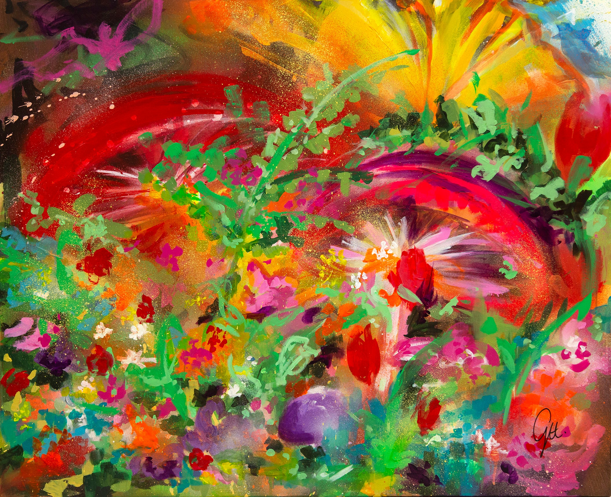 La fête aux champignons (oeuvre originale)