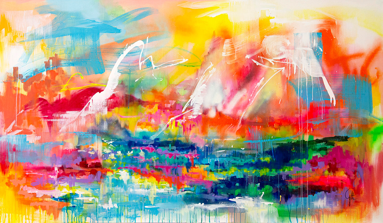 Un été près du Lac (Oeuvre Originale)