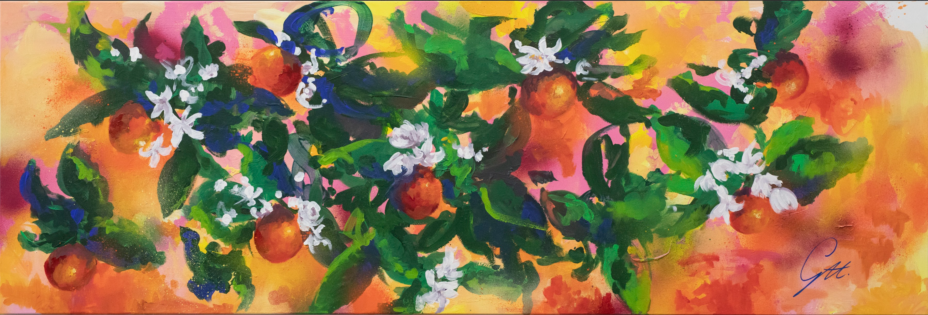 Sous les mandariniers (Oeuvre Originale)